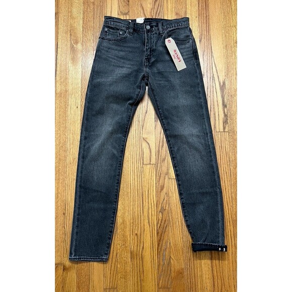 LEVIS 512 SLIM TAPER SELVEDGE DENIM BLACK SIZE 28x32 BRAND NEW W/TAGS IRREGULAR